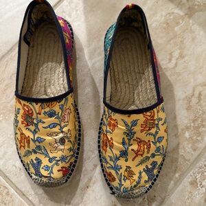 Respoke Hermes Scarf Espadrilles, Sz 38